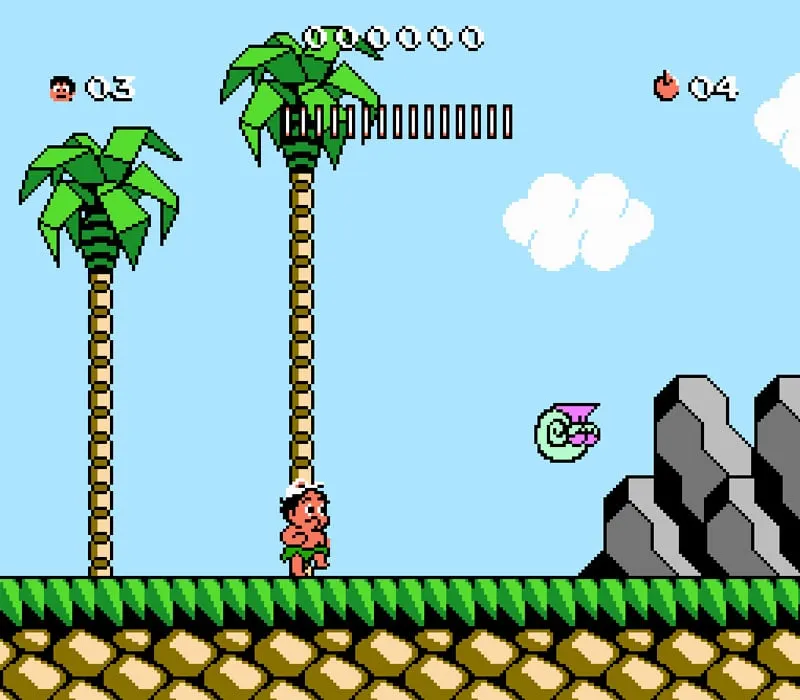 Игра Adventure Island 3 Dendy
