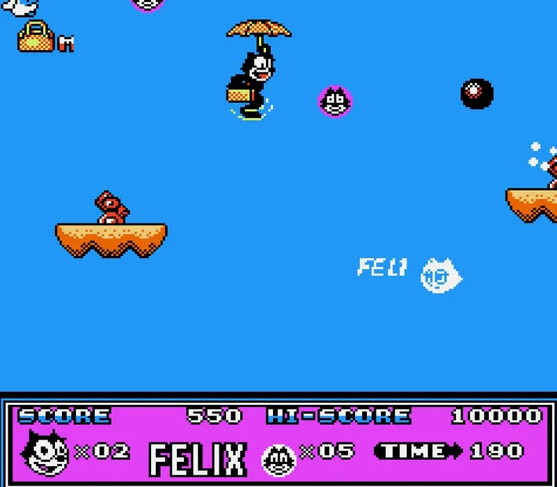 Игра Денди Felix the Cat
