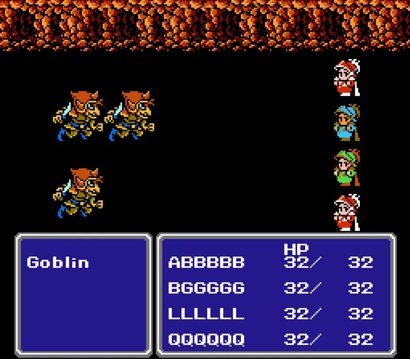 Игра Денди Final Fantasy 3