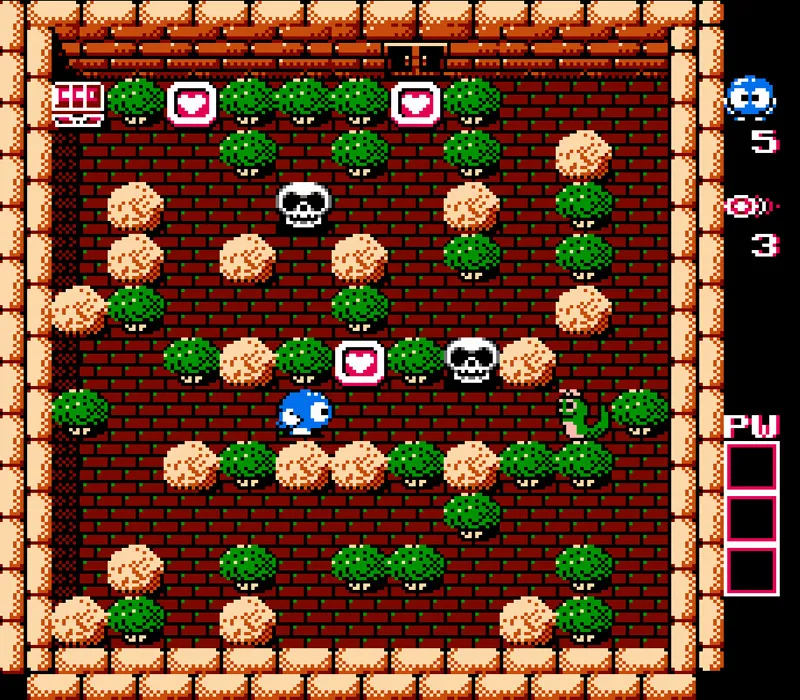 Игра Денди Adventures of Lolo 2