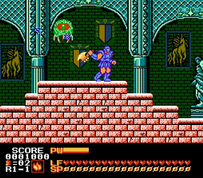 Игра Денди Astyanax