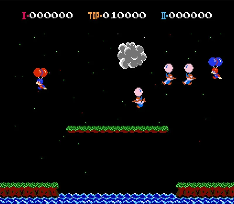 Игра Денди Balloon Fight