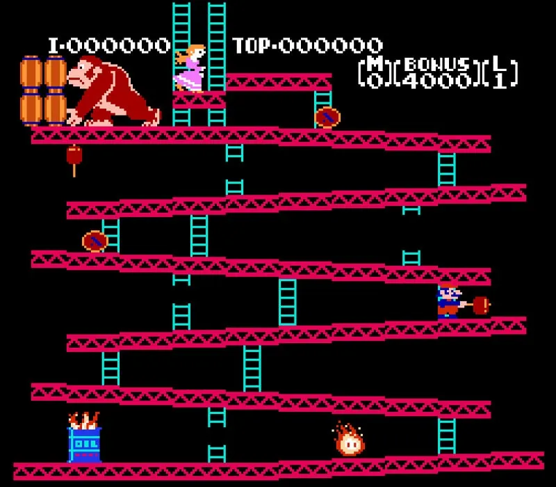 Игра Денди Donkey Kong