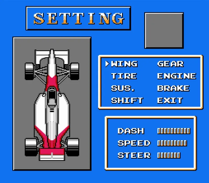 Игра Денди Formula 1 Sensation