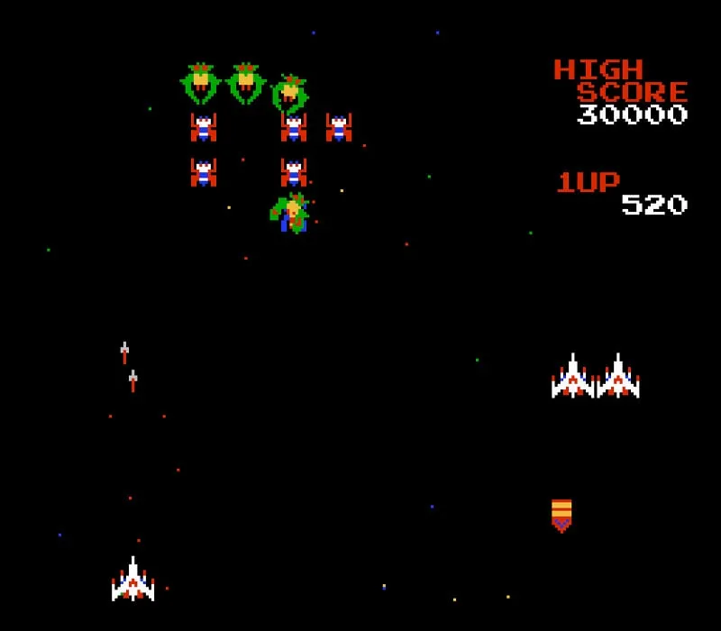 Игра Денди Galaga