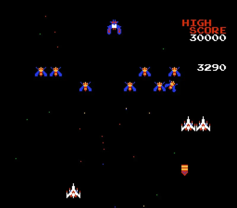 Игра Galaga Dendy