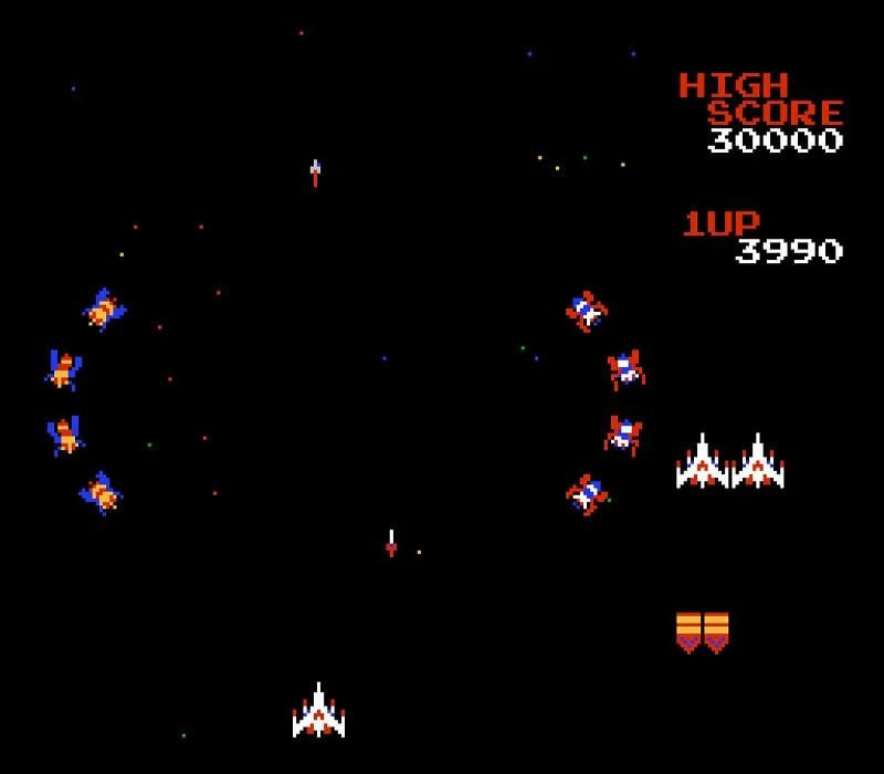 Игра Денди Galaga
