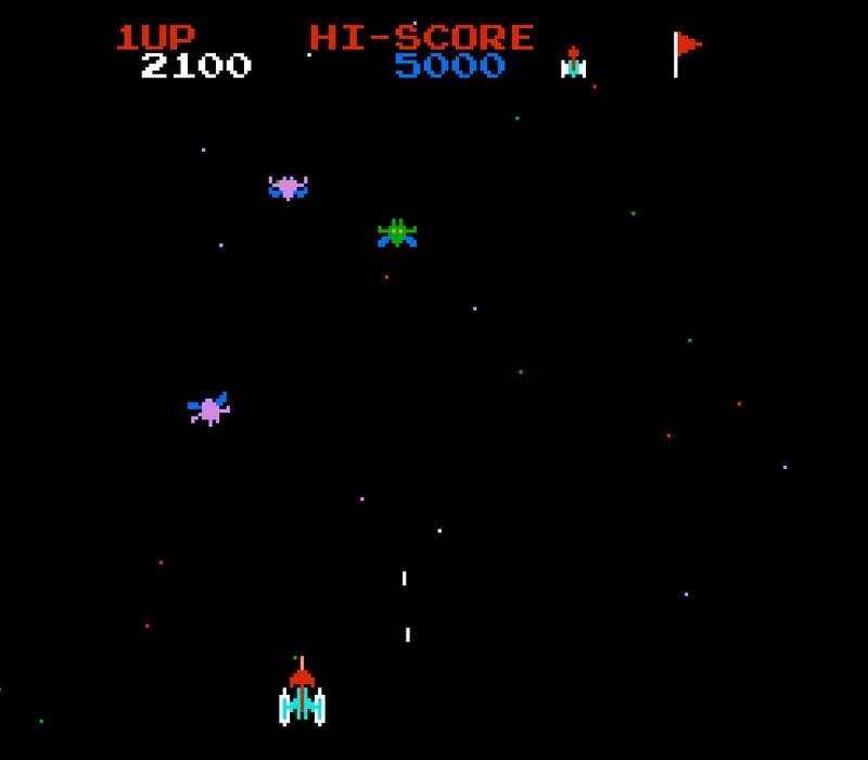 Игра Денди Galaxian