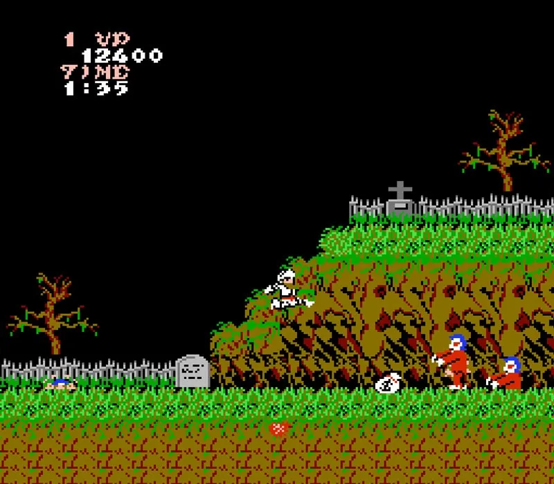 Игра Денди Ghosts’n Goblins