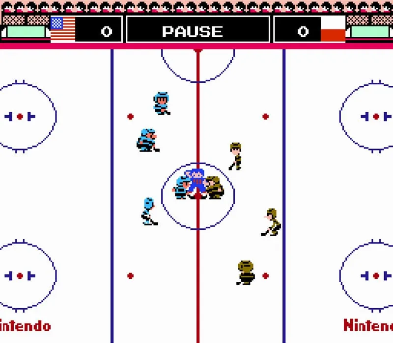 Игра Денди Ice Hockey