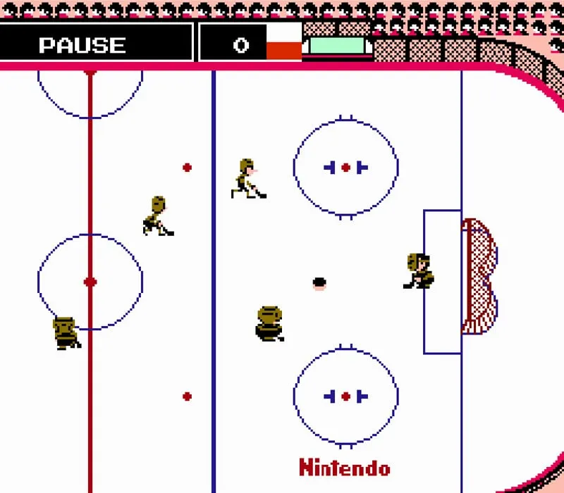 Игра Ice Hockey Dendy