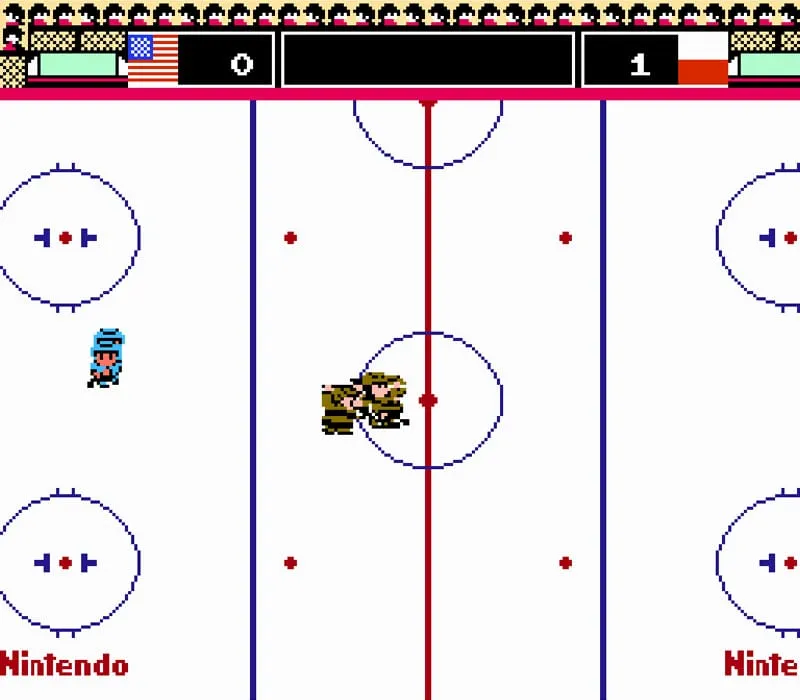 Игра Денди Ice Hockey
