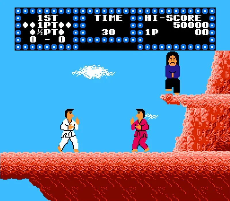Игра Денди Karate Champ
