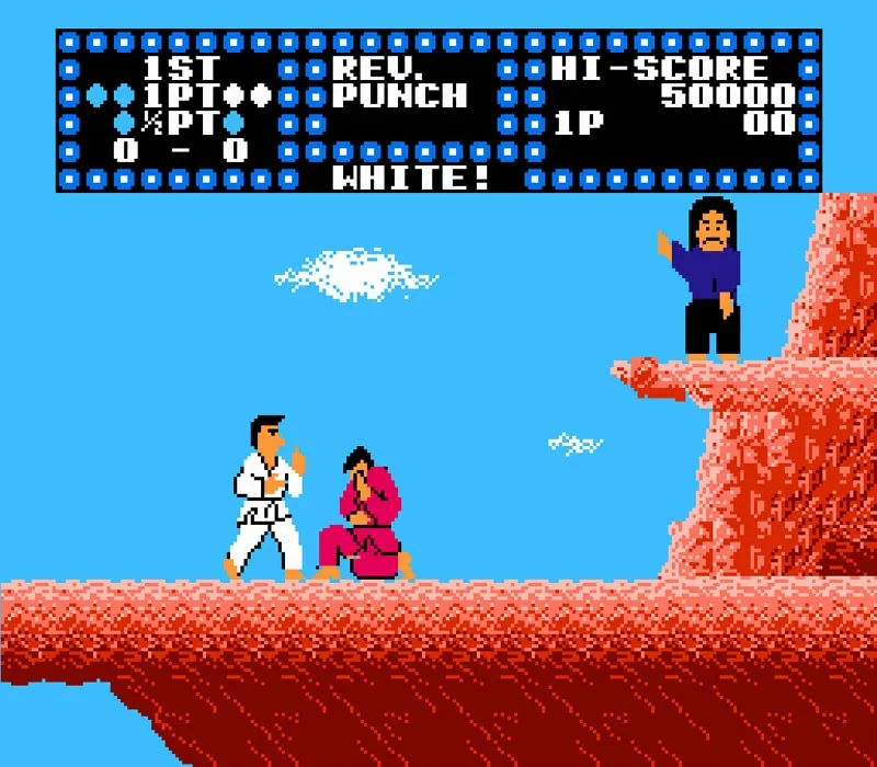Игра Денди Karate Champ