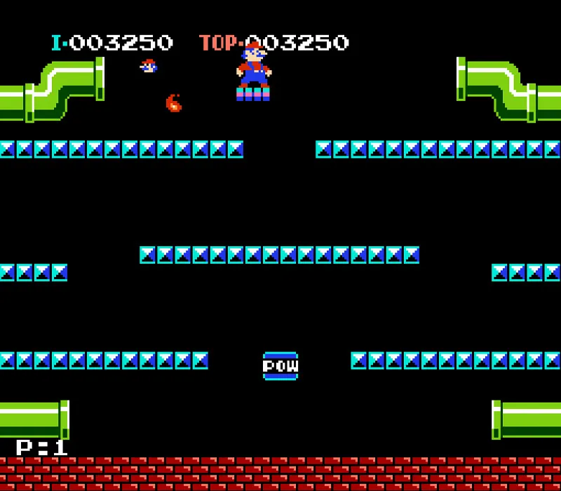 Игра Денди Mario Bros.