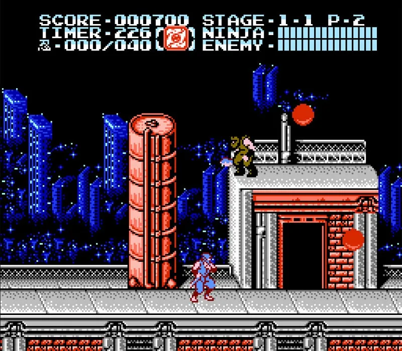 Игра Денди Ninja Gaiden 2: The Dark Sword of Chaos