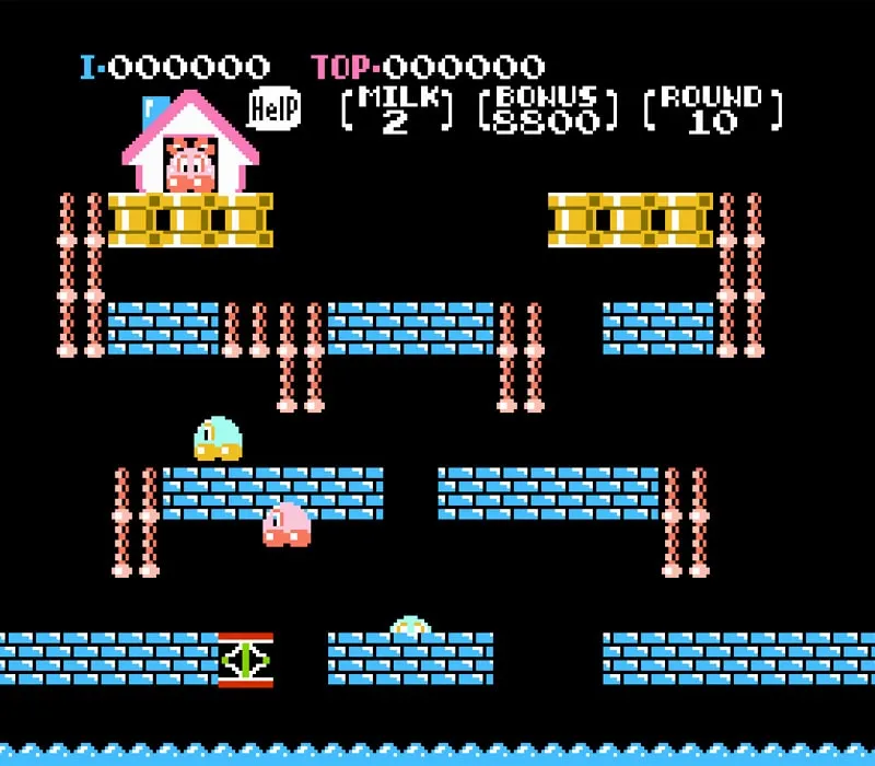 Игра Денди Nuts & Milk