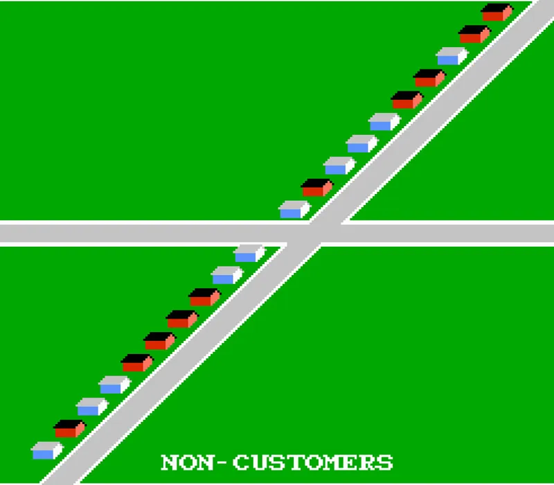 Игра Денди Paperboy