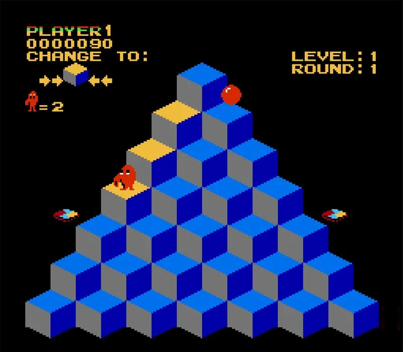 Игра Денди Q*bert