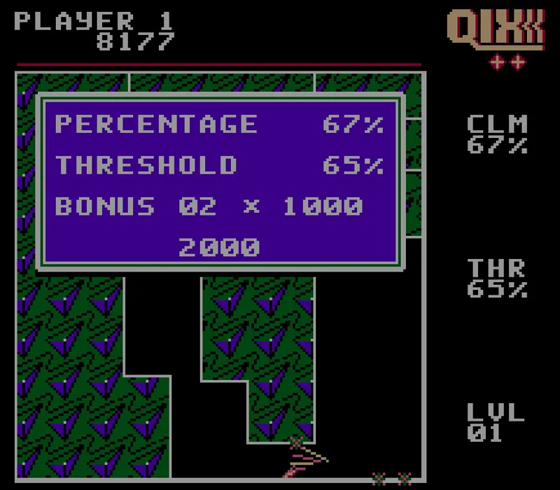 Игра Денди Qix