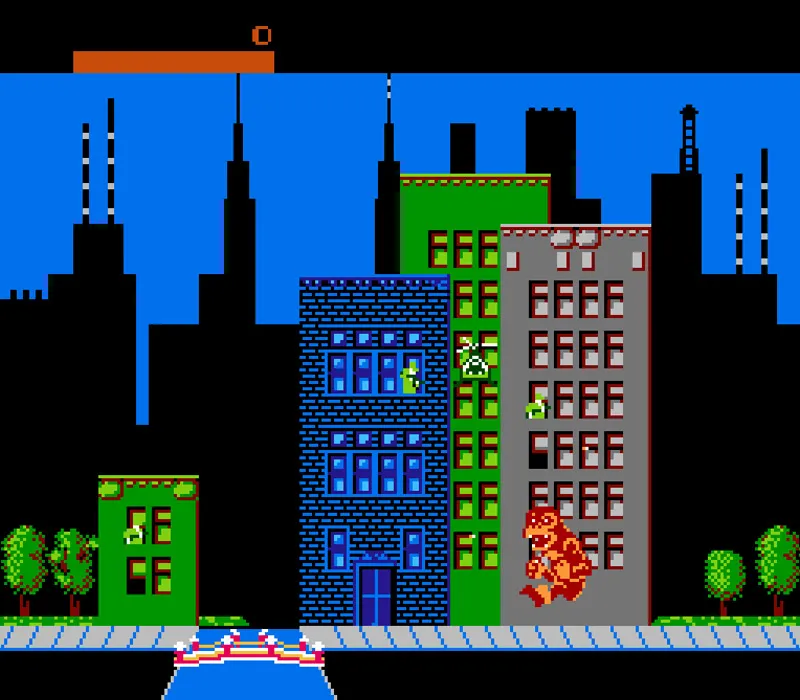 Игра Денди Rampage