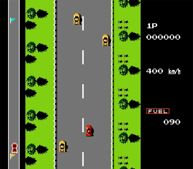 Игра Денди Road Fighter