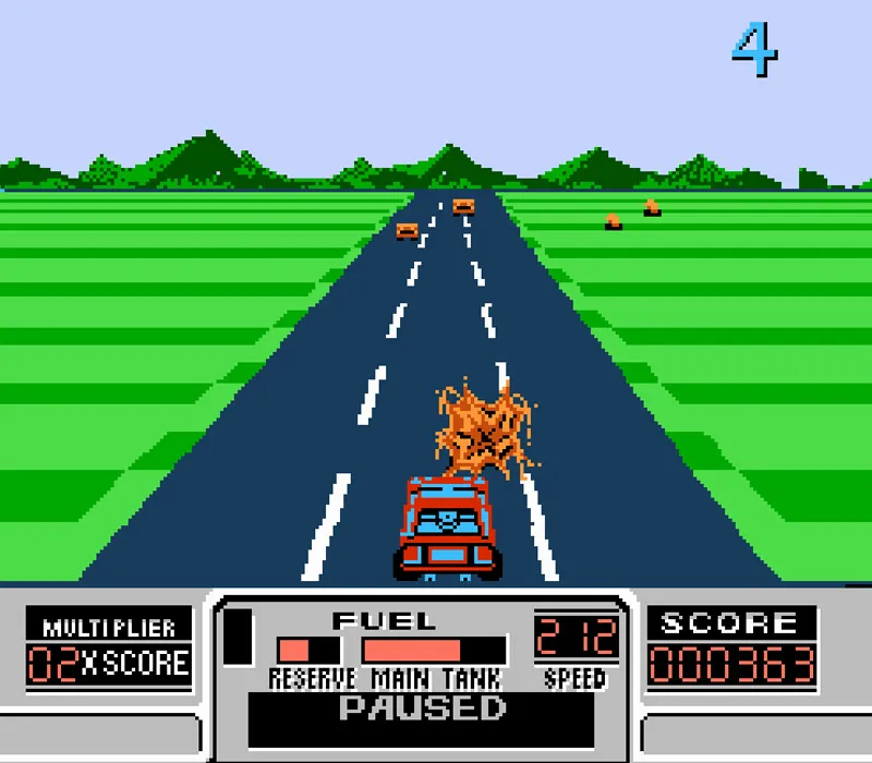 Игра Денди RoadBlasters