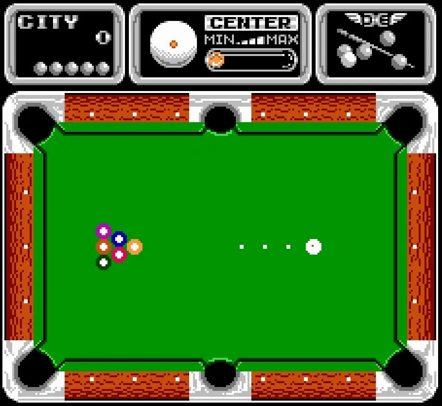 Игра Денди Side Pocket