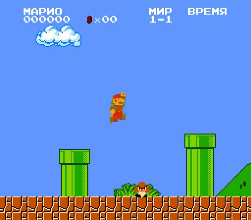 Игра Денди Super Mario Bros.