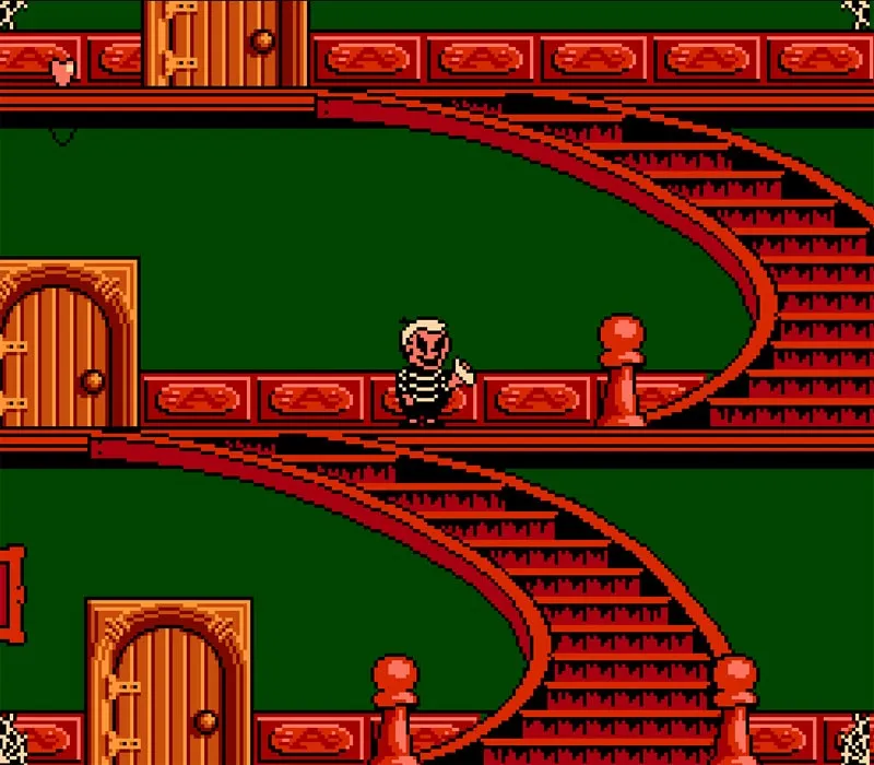 Игра Денди Addams Family: Pugsley’s Scavenger Hunt, The