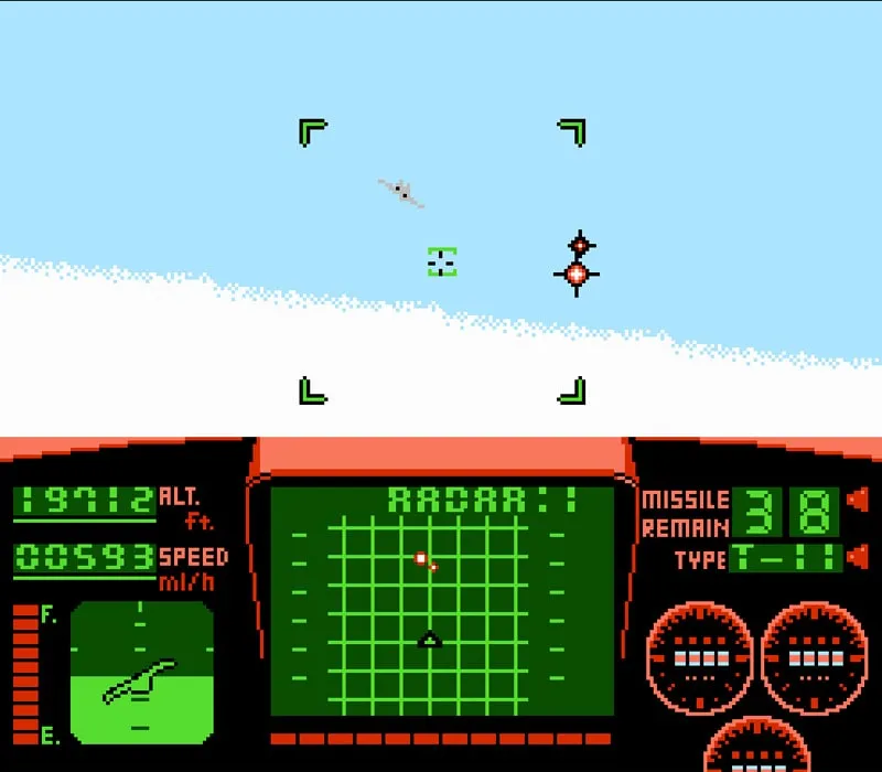 Игра Денди Top Gun