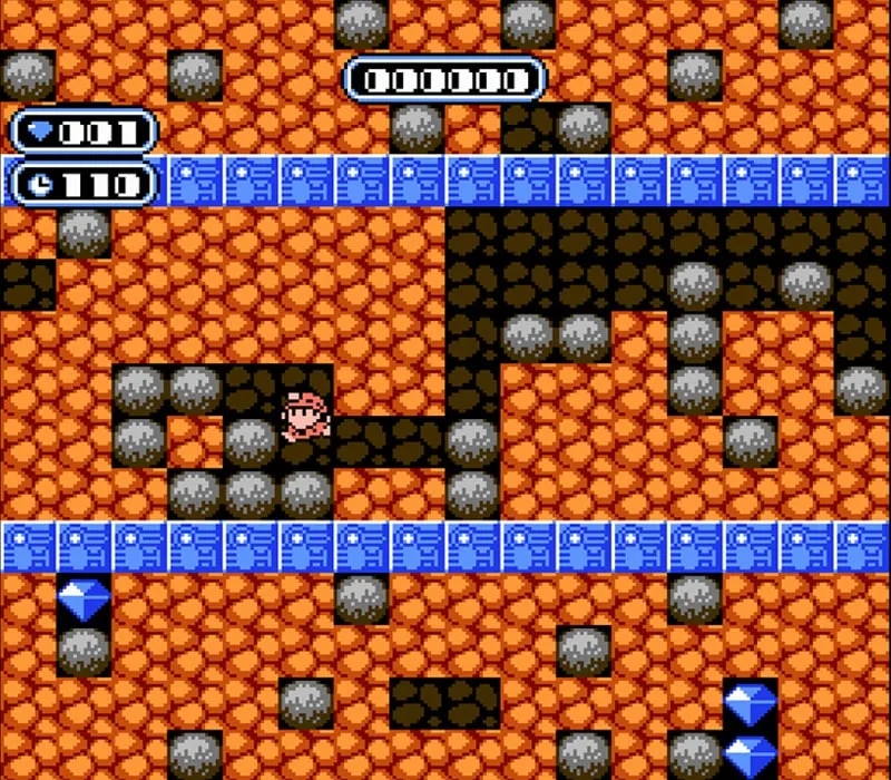 Игра Денди Boulder Dash