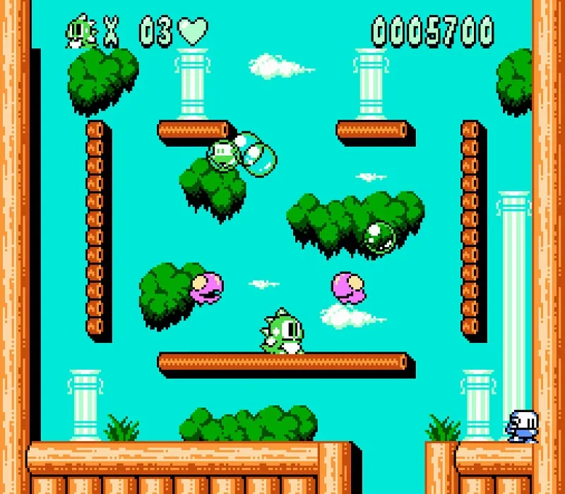 Игра Денди Bubble Bobble Part 2