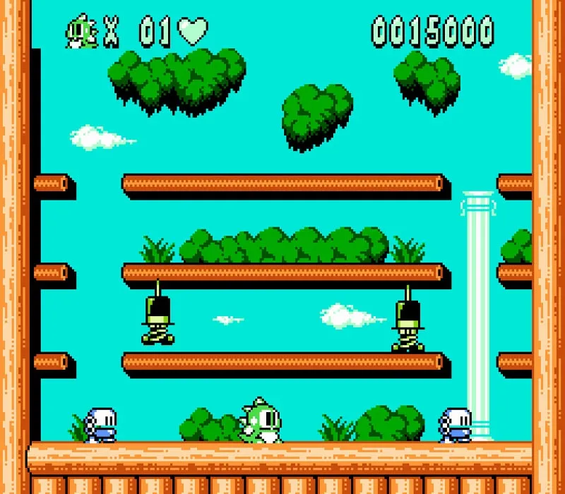 Игра Денди Bubble Bobble Part 2