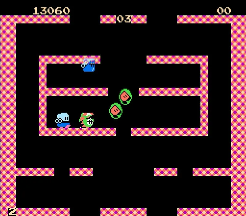 Игра Денди Bubble Bobble