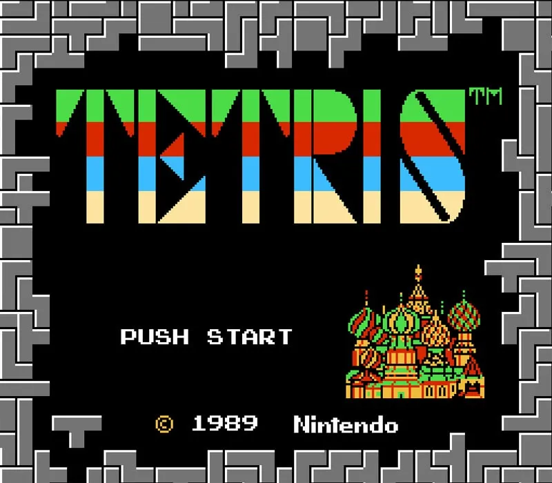 Игра Денди Tetris