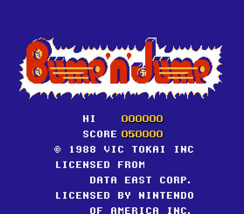 Игра Денди Bump ‘n’ Jump (Buggy Popper)