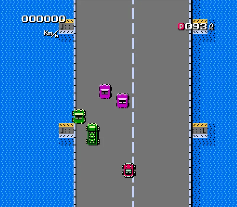 Игра Денди Bump ‘n’ Jump (Buggy Popper)