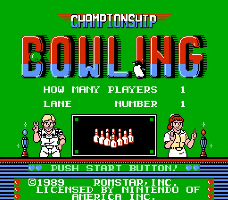 Игра Денди Championship Bowling
