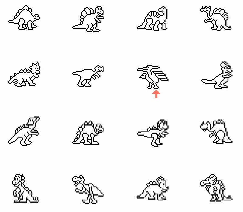 Игра Денди Color a Dinosaur