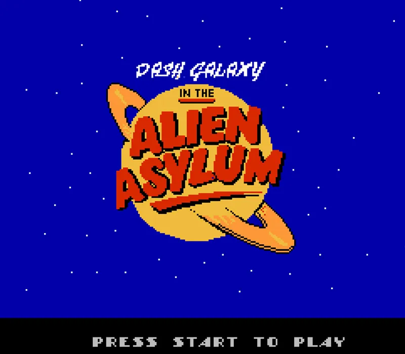 Игра Денди Dash Galaxy in the Alien Asylum