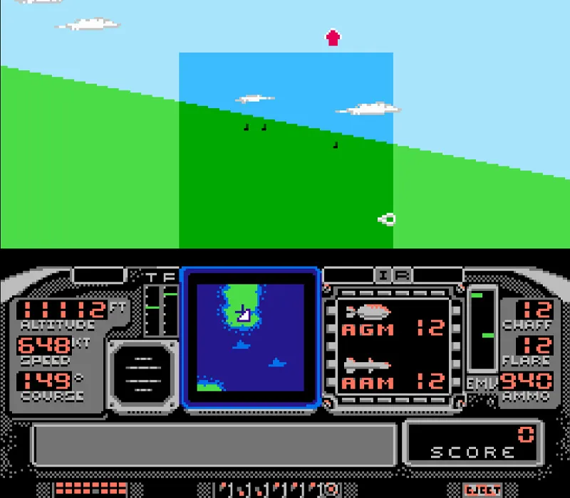 Игра F-117A Stealth Fighter Денди